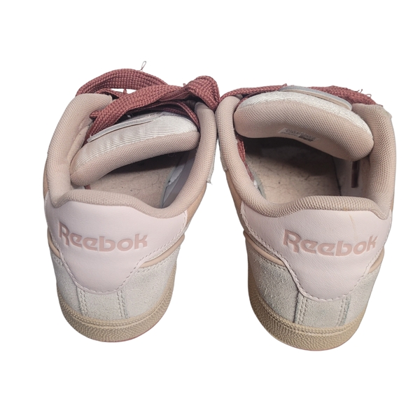 Reebok Club C Blush Pink Suede Upper Y2K Skateboard Sneakers Size 7 - Picture 4 of 6